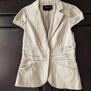 BCBGMaxAzria cap-sleeve blazer size S EUC